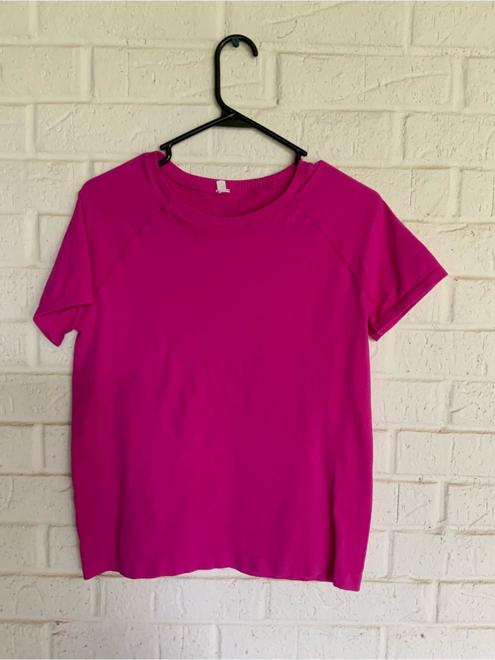 Danskin Women’s Short Sleeve Crewneck Top - Fuchsia